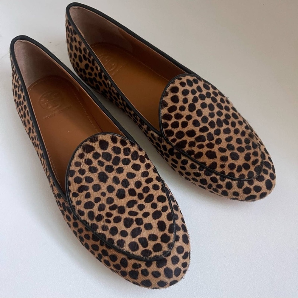 Tory Burch leopard loafers / slip on New size 6,5 leopard print